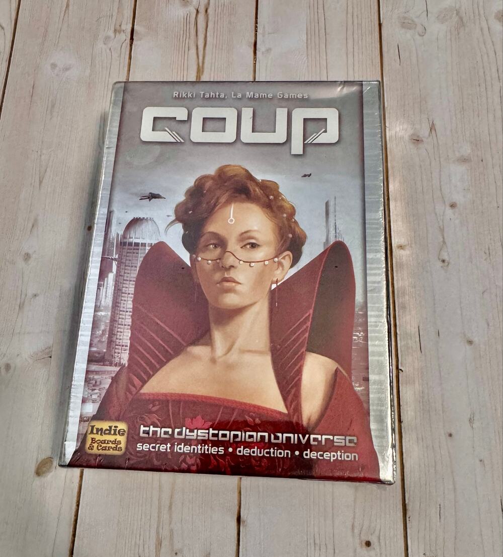 Coup Card Game Indie Boards & Cards Dystopian Universe New Sealed IBCCOU1